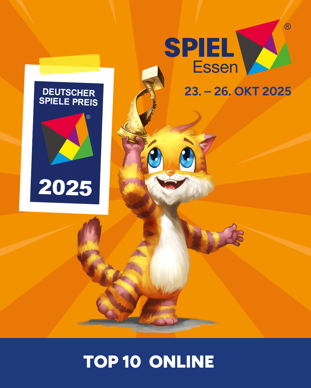 Meeps with the trophy of the DSP