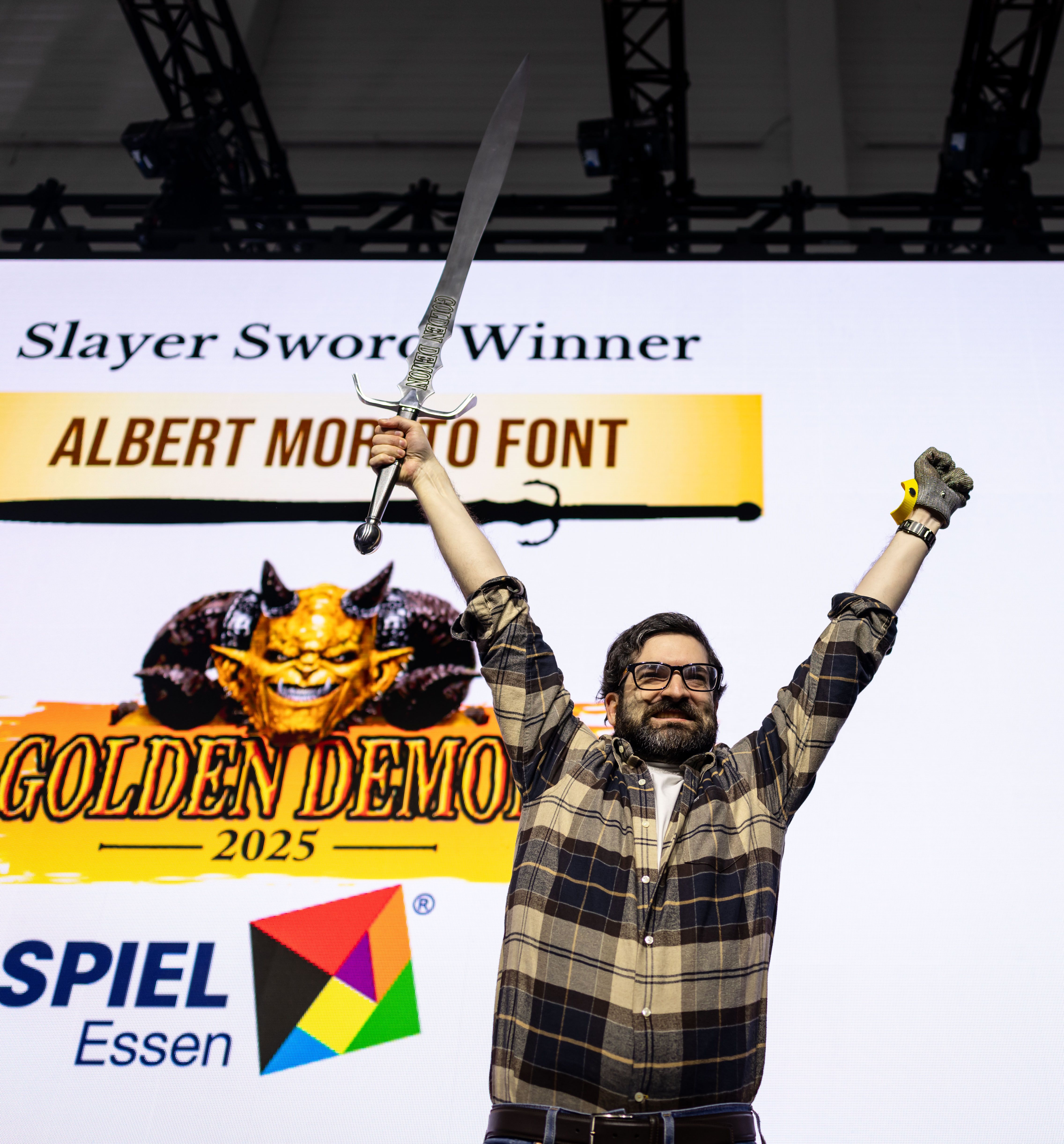 SPIEL 2025 Golden Demon Slayer Sword Winner