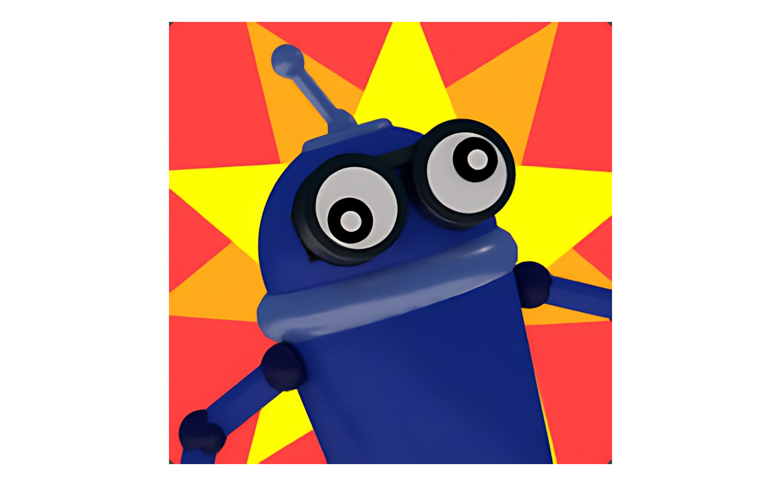Logo of Failure Games Robot in front of explosion